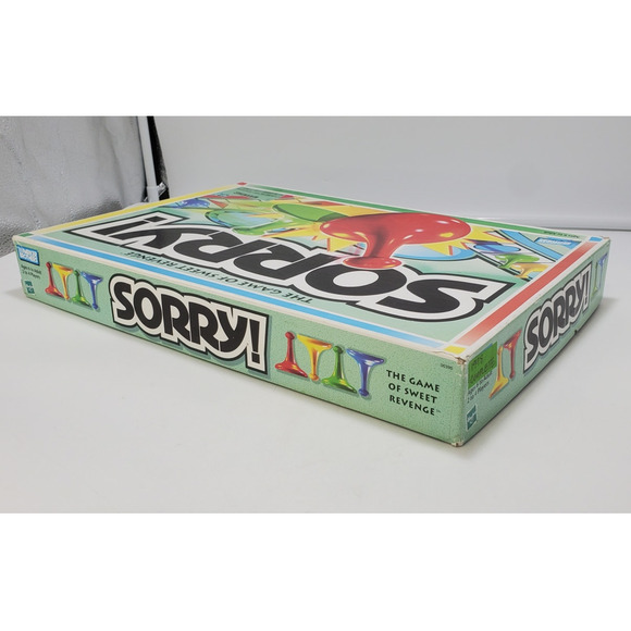 Vintage 1998 SORRY! Parker Brothers Hasbro Board Game Strategy 100% COMPLETE - Picture 8 of 9